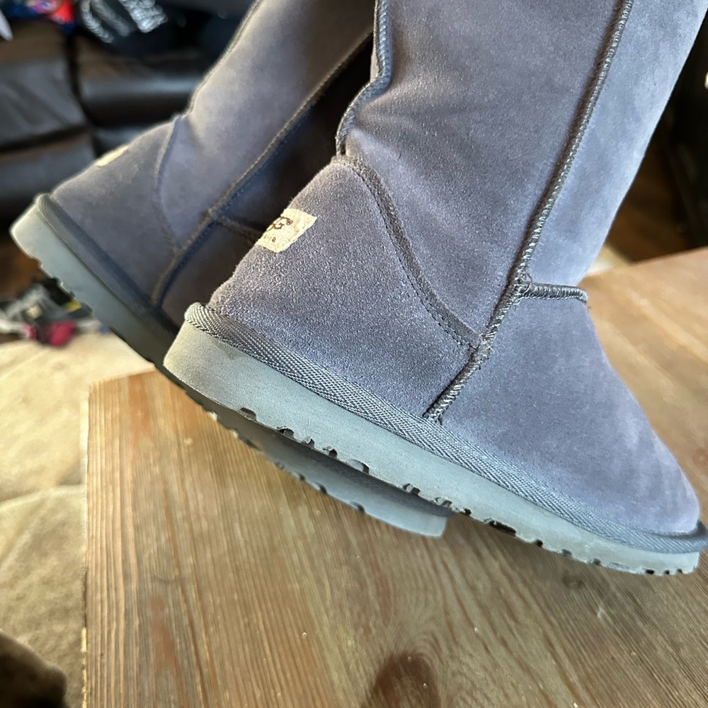 UGG Gray Suede Boots